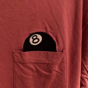 Cool embroidered eight ball T-shirt